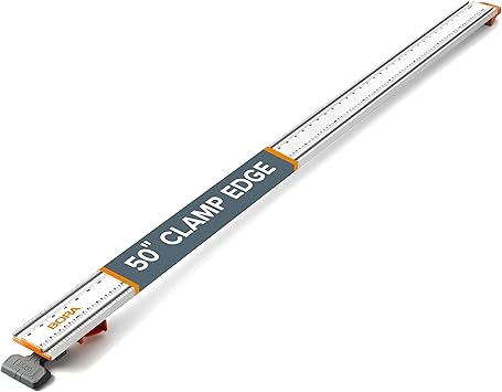 BORA 50 NGX Circular Saw Guide Rail, Clamp Edge for Circular Saws, Great for Straight Cross-Cutting Plywood Sheets and Routing Dados, 544050