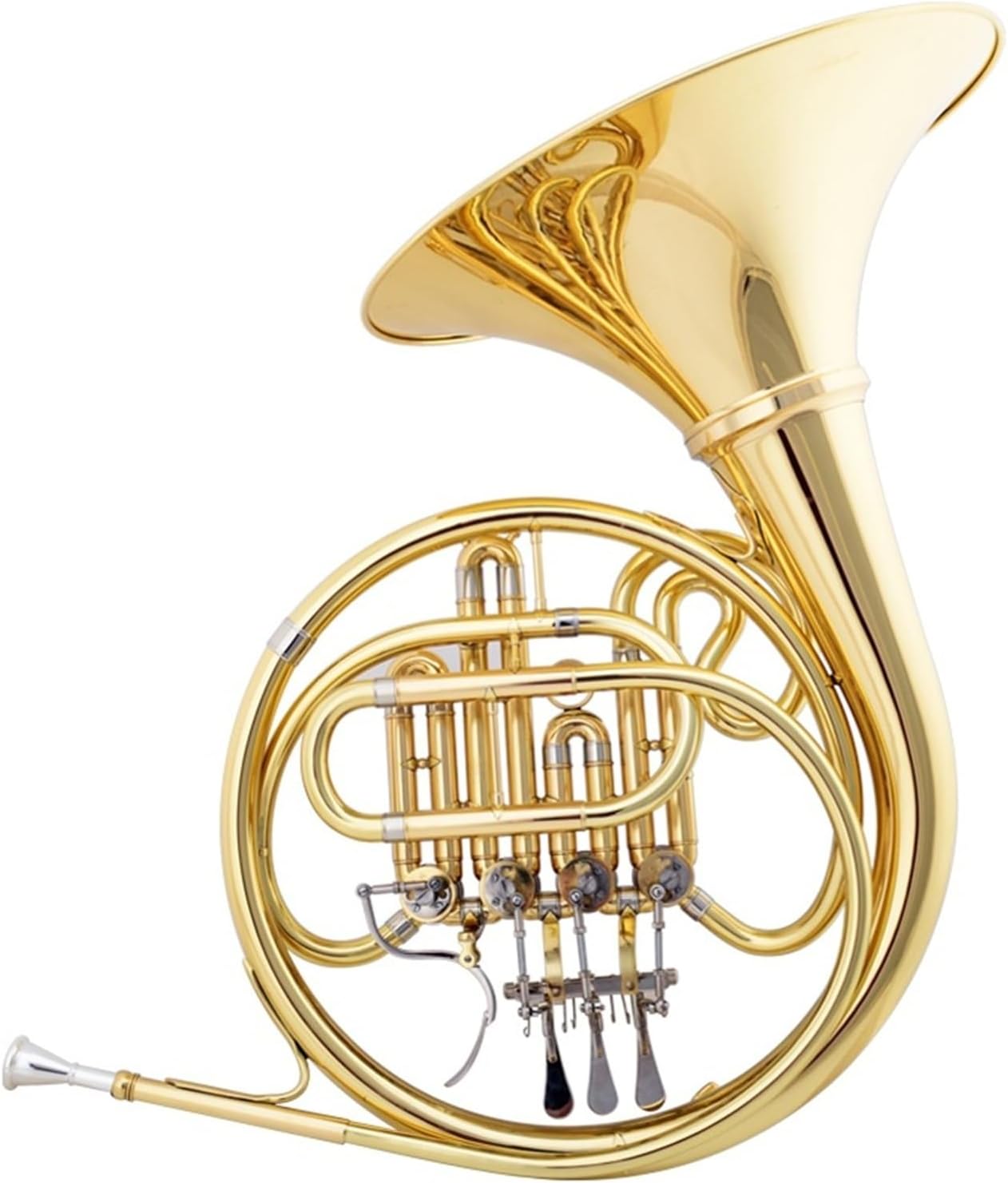 Professional French Horn Professional French Horn 4 Key Single Row B Flat Instrument