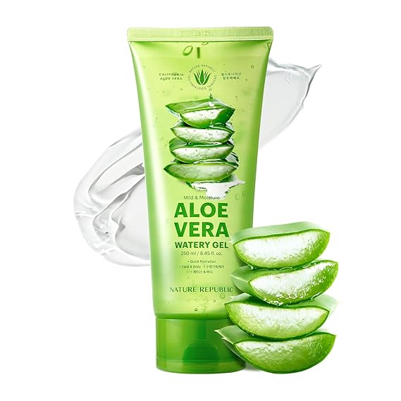 Nature Republic MILD & MOISTURE ALOE VERA WATERY GEL(TUBE) | 8.45 fl. oz.