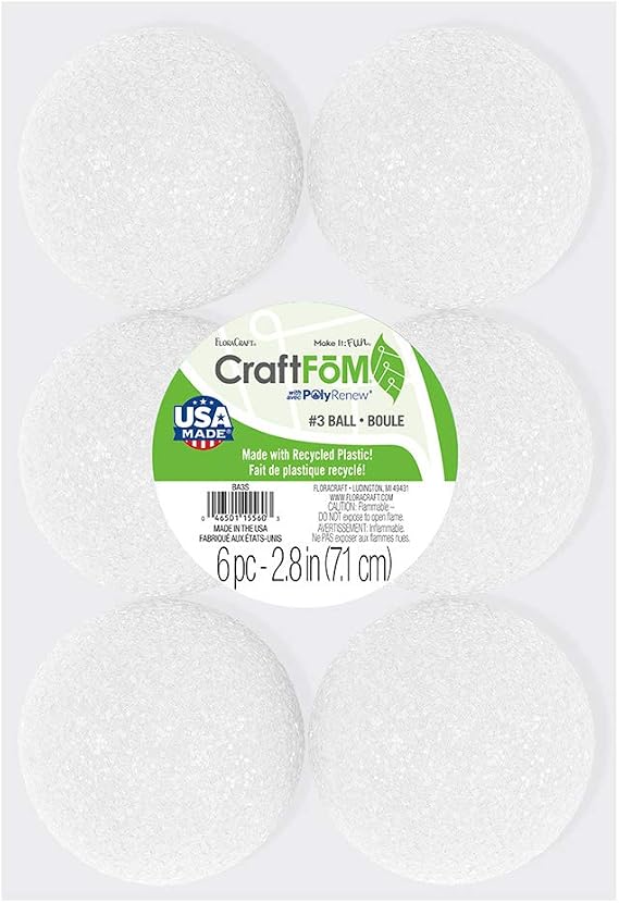 FloraCraft CraftFoM Ball White