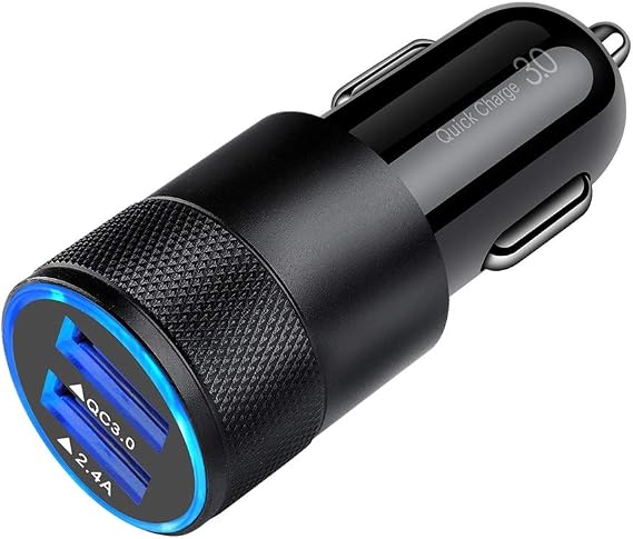 Fast Car Charger, Quick Charging 5.4A/30W Phone USB Adapter Rapid Plug