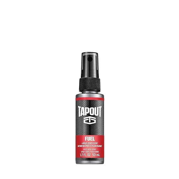 Tapout Fuel Body Spray for Men Travel Spray 1.5 Ounce