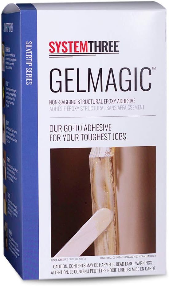 System Three SilverTip GelMagic Epoxy Adhesive Kit, Tan, 1.5 Qt