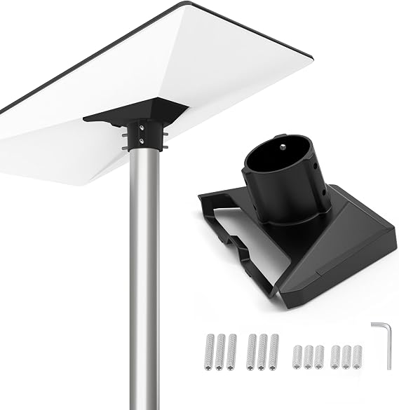 Starlink Gen 3 Pipe Adapter,Starlink Gen 3 Mounting Kit,Starlink Pole Mount,Starlink Gen3/V3 Standard Dish Mount,Starlink Ethernet Adapter Accessories for Roof ,Easy to Install