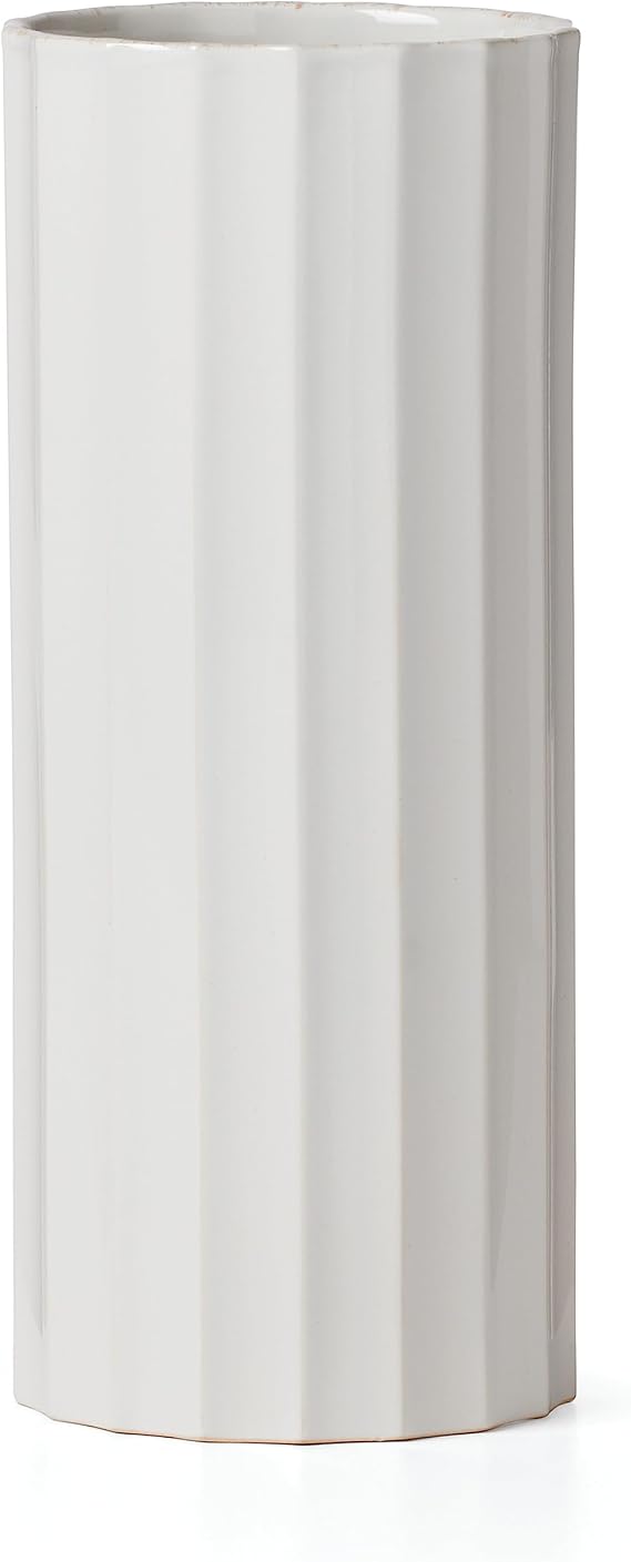 Lenox 895081 French Perle Scallop Cylinder Vase