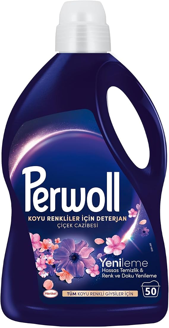 Perwoll Precision Liquid Laundry Detergent Renewal&Flower Charm Black 2.75 L