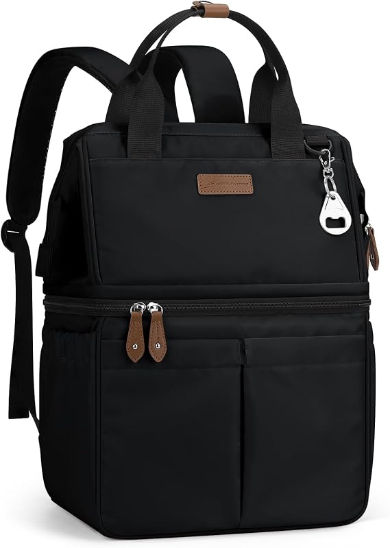Maelstrom Cooler Backpack,Double Deck Insulated Bag,Leakproof Lunch Chest
