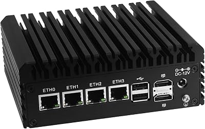 Firewall Mini PC N150, 4X i226-V 2.5GbE LAN, 2X M.2 NVMe Micro Router Appliance, DDR5 8GB RAM 256GB SSD, Fanless Hardware, Type-C, 2HD, DP, 4 Display, TF Slot, OPNsense, AES-NI