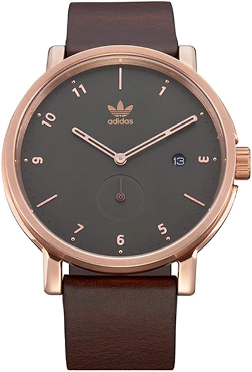 Adidas DISTRICT LX2 Z12 3038 Quartz Wristwatch, Olive, Brown, Unisex