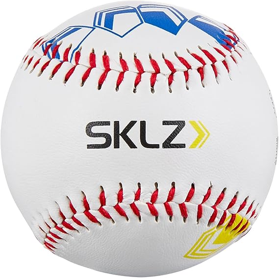 SKLZ Pitch Training Baseball with Finger Placement Markers, White, 1