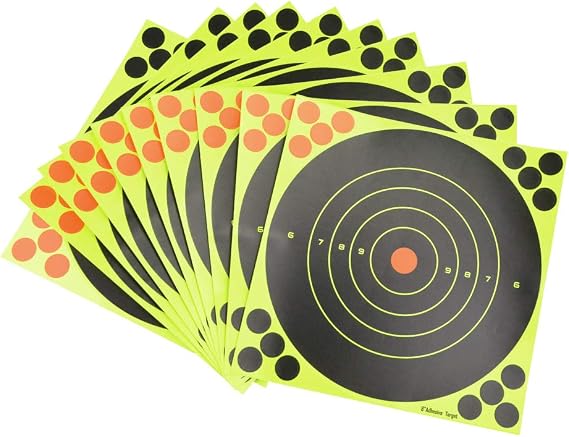 SHARROW Archery Target Shooting Target Paper Target Paper Archery Target Target Target Paper Shooting Target Block Target Shooting Portable 10pcs