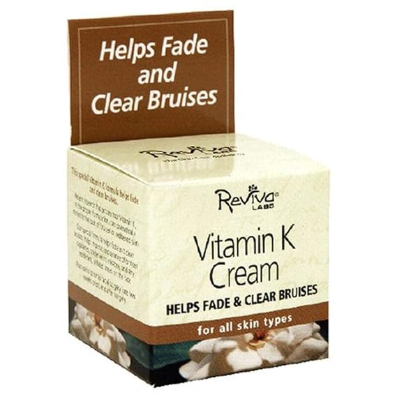 Reviva Labs Vitamin K Cream, For All Skin Types, 1.5 oz