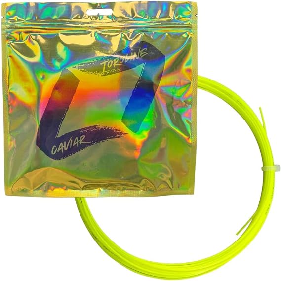 Toroline Caviar 18 Gauge 1.16mm Tennis String Set Neon Yellow