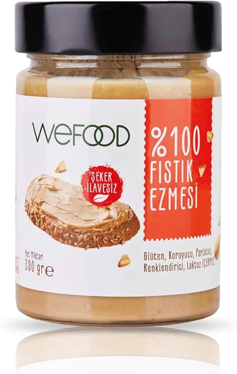 Wefood Peanut Butter 100% Plain - 300 Gr