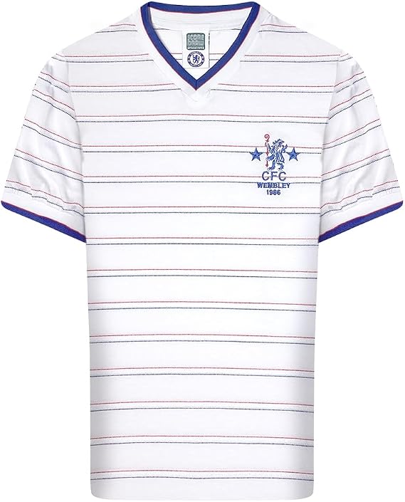 Score Draw Chelsea 1986 Full Members Cup Final Retro Shirt