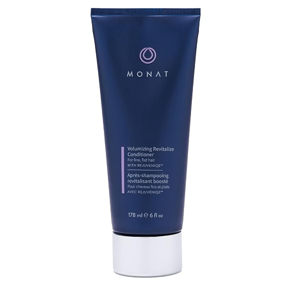 MONAT Volumizing Revitalize Conditioner Infused with Rejuveniqe - Lightweight Hair Volumizing Conditioner for Fine, Flat Hair, for Softness and Shine - Net Wt. 178 ml 6 fl. oz.