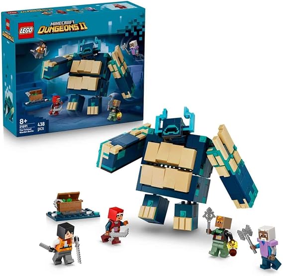 LEGO Minecraft Çarpık Bekçi Savaşı 21591 - Minecraft Dungeons 2 Hayranı 8 Yaş ve Üzeri Çocuklar için Yaratıcı Oyuncak Yapım Seti (438 Parça)