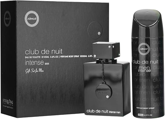 ARMAF Club De Nuit Intense Man Two Piece Giftset, black