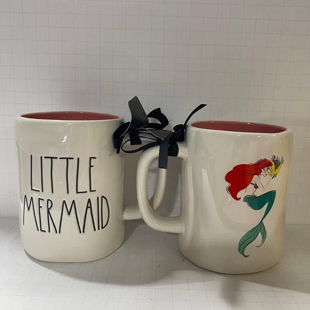 Rae Dunn LITTLE MERMAID Mug - Double sided - Ceramic - Disney series