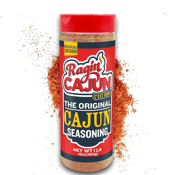 Ragin' Cajun Original Cajun Seasoning, 16 oz | Classic all-purpose Cajun seasoning for meat, seafood, vegetables, rice, beans and more.