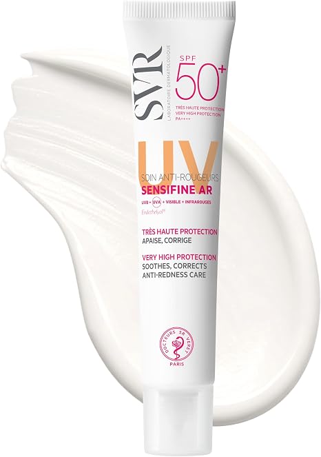 SVR SENSIFINE AR SPF 50+ Rosacea Cream, Anti-Redness Face Sunscreen 40ml