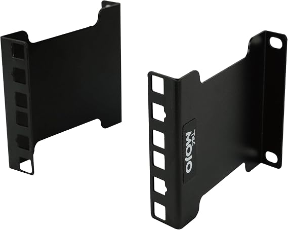 Tecmojo Server Rack Depth Extender - 2U - 4inch Depth - TAA Compliant - Recessed Rack Adapter - Rack Mount Adapter Kit - Network Rack Extender