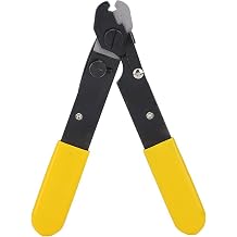 Fiber Optic Stripper, Single Hole Fiber Optic Cable Stripping Plier, Wire Stripper Cutter Tool for Working Technicians, Electricians