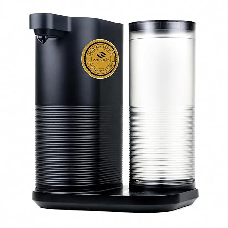 Aquasana countertop water filter system reduces lead, PFAS and microplastics | No waste, Retains beneficial minerals, Filters one glass in 8 seconds, No plumbing required, 300 gallon filter life