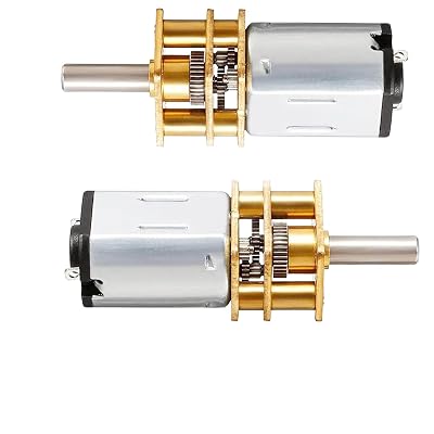 6V 30RPM Micro DC Gear Motor with All-Metal Gear Box Motor GA12-N20 3mm Shaft High Torque Gear Motor, Suitable for Robot Models, Reinforced Concrete Cars, DIY RC Toys - 2 pcs
