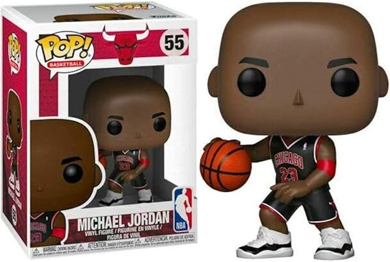 POP! NBA Bulls Michael Jordan Vinyl Figure (Black Jersey) #55 Exclusive