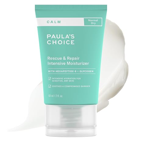Paula's Choice CALM Rescue & Repair Moisturizer for Sensitive Skin, Soothes Redness, Suitable for Rosacea-Prone & Eczema-Prone Skin, Fragrance-Free & Paraben-Free