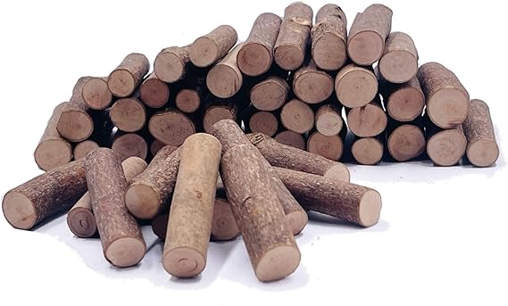 Craft Sticks, Wood Sticks Crafting Twigs Crafts Log Toy DIY Vase Fillers Pumpkin Stems Rustic Decorations Ornaments,Loose Parts Play Materials