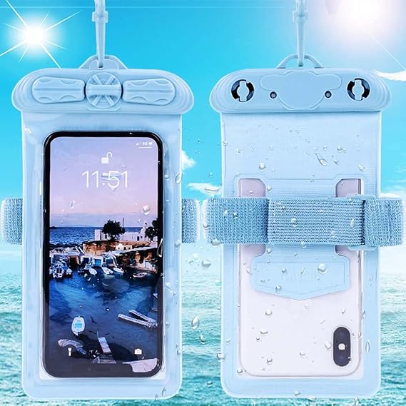 Puccy Case Cover, Compatible with Innioasis Y1 MP3 Player Waterproof Pouch Dry Bag (Not Screen Protector Film) Blue