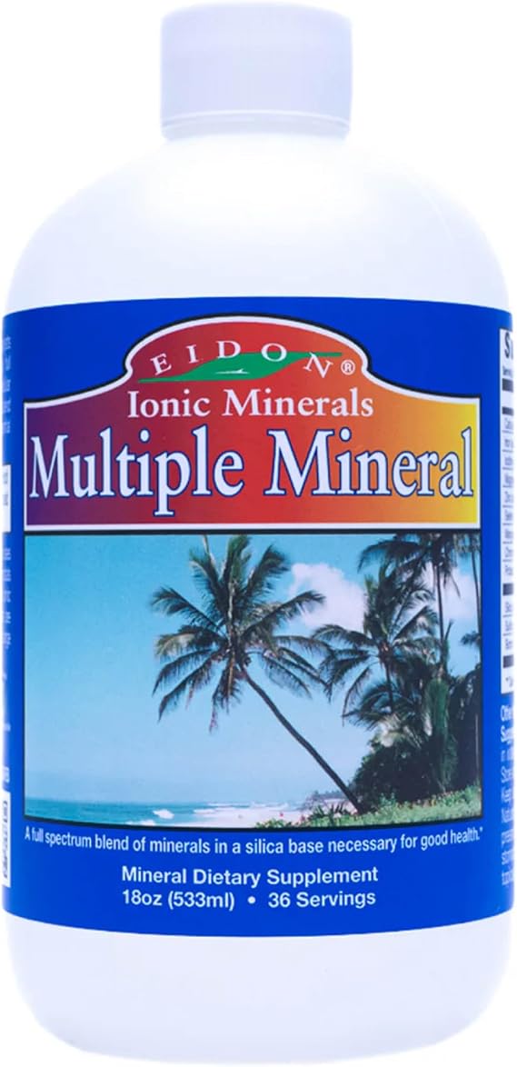 Eidon Ionic Minerals - Multiple Minerals Supplement, for Men & Women- 18 oz