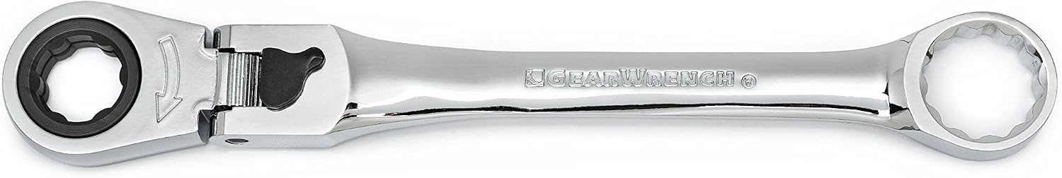 GearWrench 12 Pt. Locking Flex Head Double Box Ratcheting Wrench, 7/8" - 89042