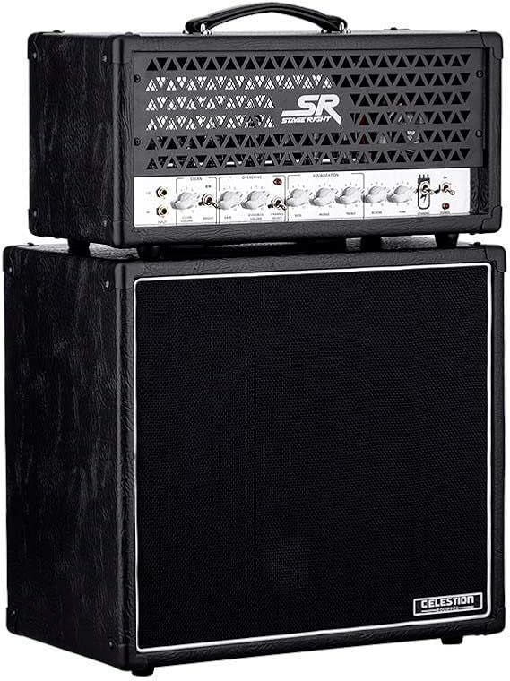 Monoprice 1x12 Guitar Stack Tube Amplifier - 30-Watt, With Celestion V30 and Reverb - Stage Right Series