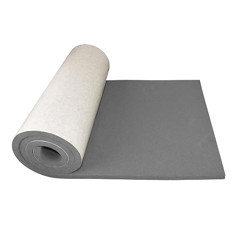XCEL Marine Foam Roll with Self Adhesive - Gray, 60" x 8" x 1/2" Closed Cell Foam Rubber Water Resistant Padding Sheet - Home, Marine, Garage, Automotive, Crafts & Cosplay (Gray, 60" x 8" x 1/2")
