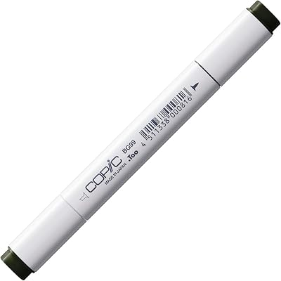 Copic Classic, Dual-Tip Alcohol Marker, BG99-Copic, Flagstone Blue