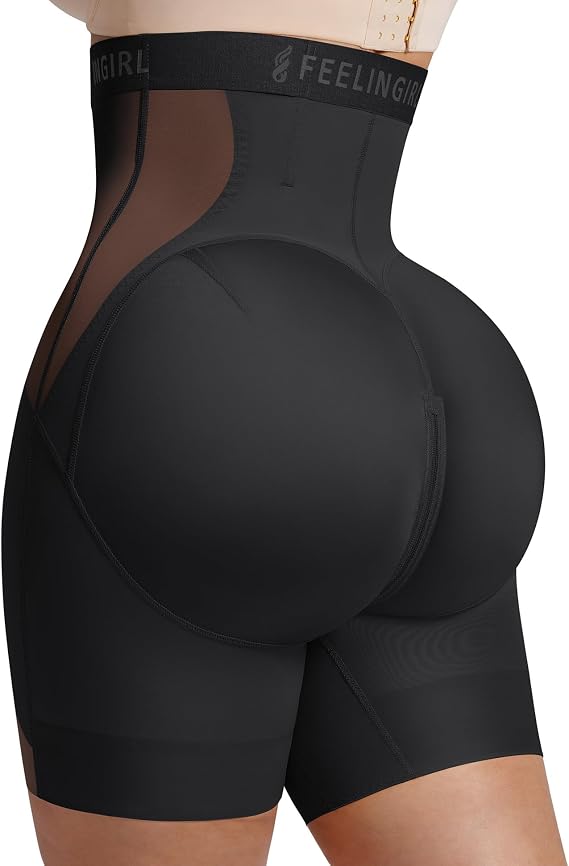 FeelinGirl Tummy Control Shapewear for Women Faja Body Shaper Shorts