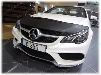 HOOD BRA Front End Nose Mask Compatible with Mercedes MB E-Class W207 2009-2017 Bonnet Bra STONEGUARD PROTECTOR TUNING