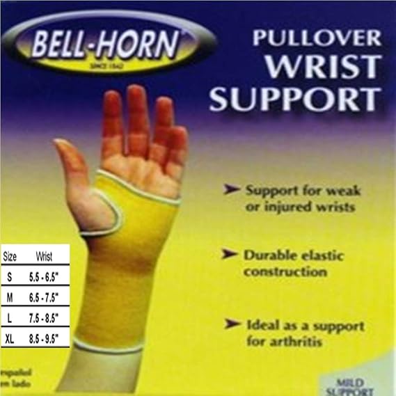 Pullover Wrist Support in Beige Size: Large