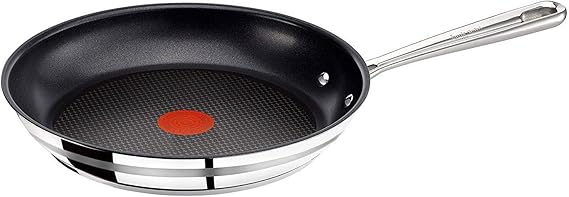 Tefal E85606 Jamie Oliver pan, stainless steel, 28 cm,Single Unit