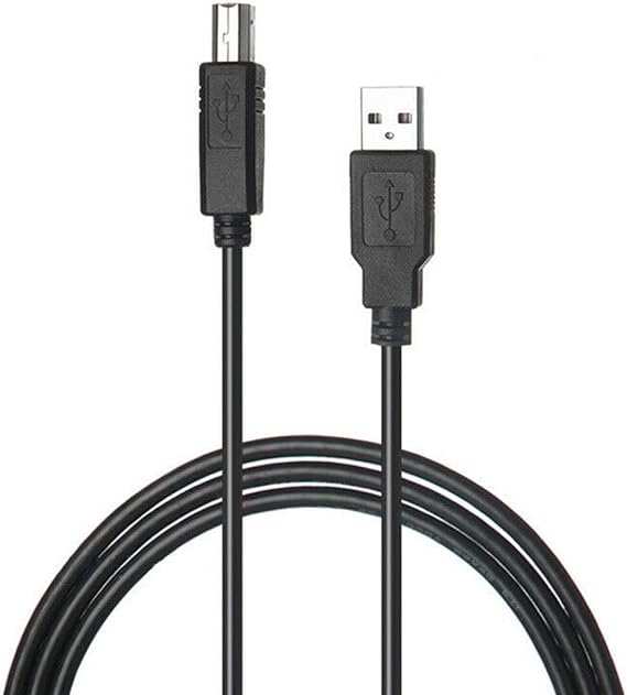 6ft USB Cable Computer PC Laptop Data Sync Cord for Reloop Beatpad Professional 4-Channel Virtual DJ Audio & Video Mixing DJ Software DJ Midi Controller