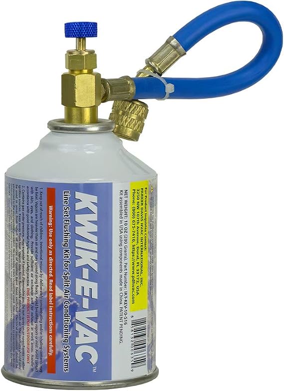 KWIK-E-VAC Line Set Flushing Kit Installation Simplifier for Mini Split Air Conditioning Systems