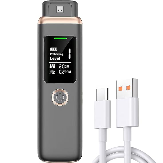 Bad Breath Detector, Bad Breath Tester,Smart Breath Odor Detector,Portable Contactless Bad Breath Checker, Easy Personal Oral Cavity Testing