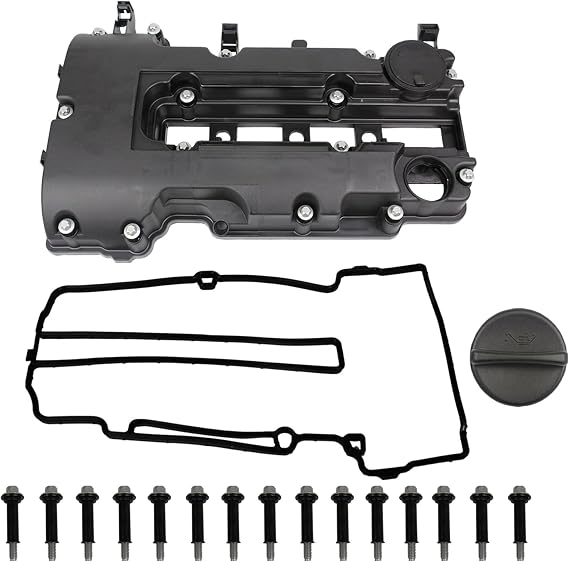 Engine Valve Cover Compatible with 2011-2019 Chevy Cruze Sonic Volt Trax Buick Encore Cadillac ELR 1.4L Turbo Replace# 55573746 25198498 264-968
