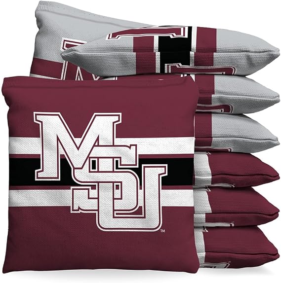 MSU Bulldogs Vintage MSU 16oz Regulation Bags (Set of 8)