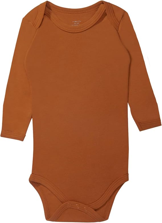 GUISBY Bodysuit for Baby, Rayon Long Sleeve Bodysuits for Boy Girl 0-24 Months