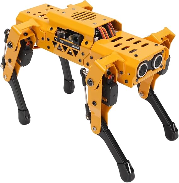 AI Smart Robot Dog Python Programming Module - for STEM Education and Robotics Programming, 8 Coreless Servos for Smooth Movement, Builtin 1500mAh Battery