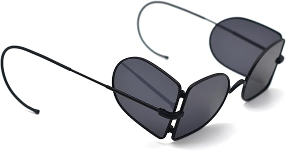 Magnoli Clothiers Victorian Steampunk Quad Sunglasses (Black, Grey)